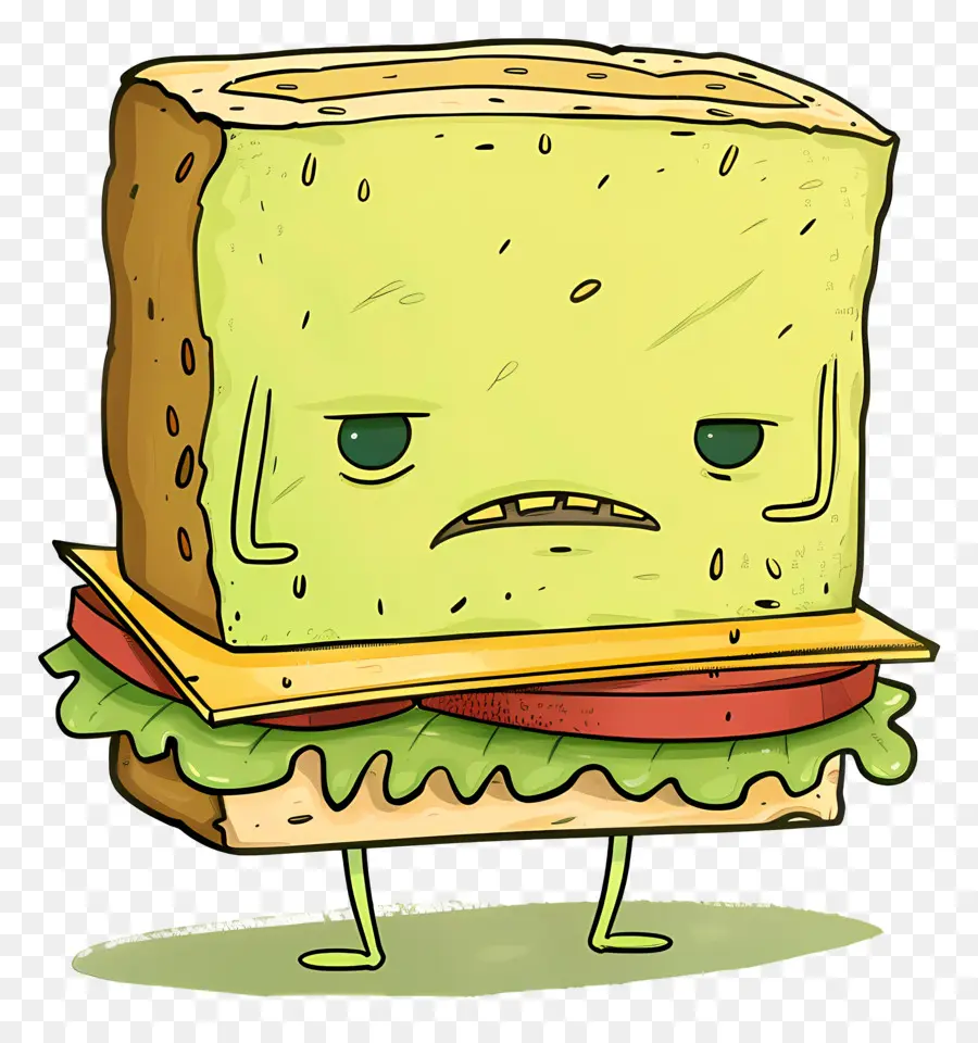 Sándwich De Dibujos Animados，Personaje De Dibujos Animados PNG