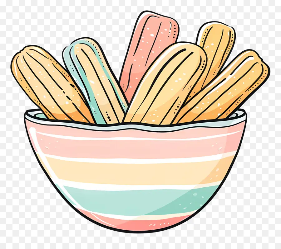 Churros，Las Papas Fritas PNG