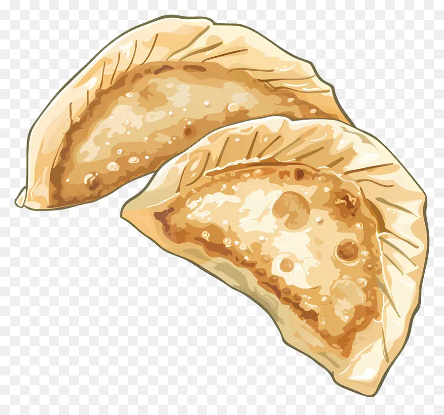 Gyoza Japonés，Albóndigas Fritas PNG