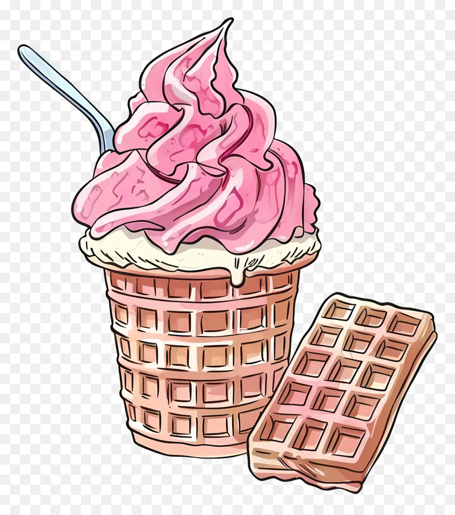 Helado，Cono PNG