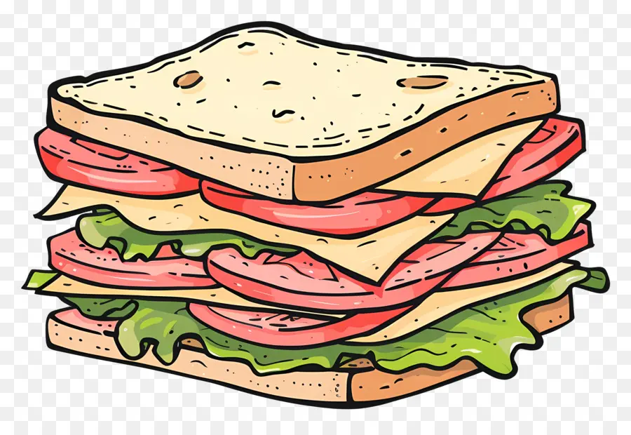 Sandwich，Lechuga PNG