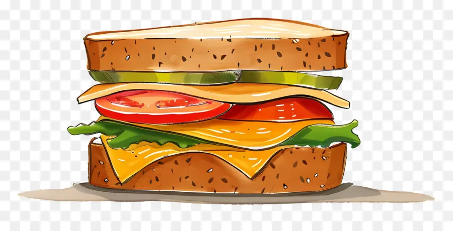 Sandwich，Queso PNG