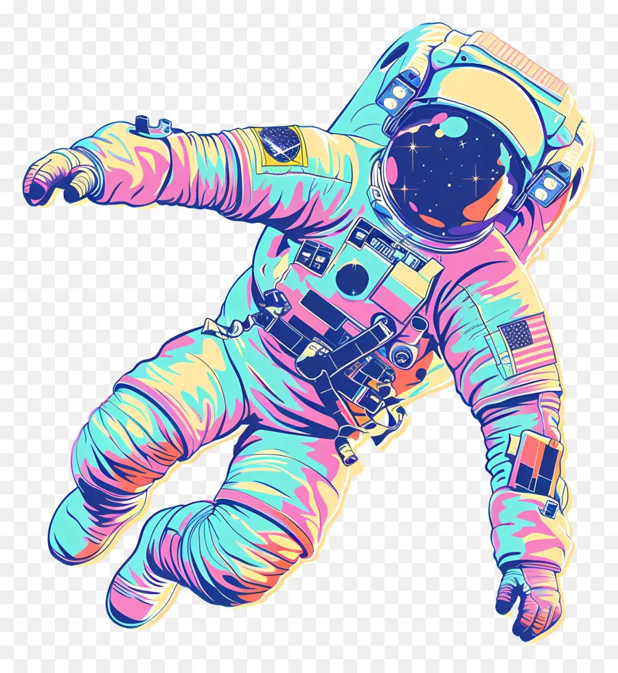 Astronauta En El Espacio，Astronauta PNG