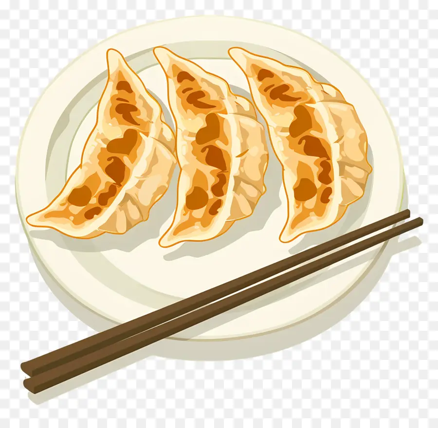 Gyoza Japonés，Empanadillas Al Vapor PNG