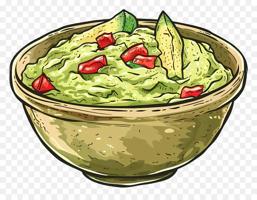 Guacamole，Aguacate PNG