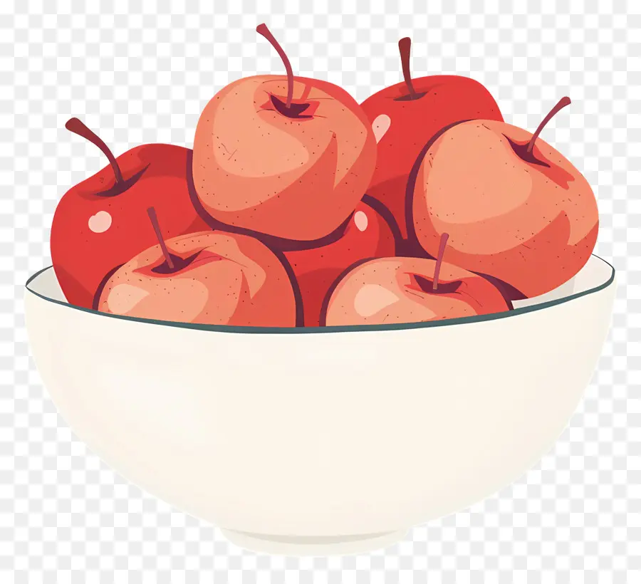 Cuenco De Manzanas，Las Manzanas Rojas PNG