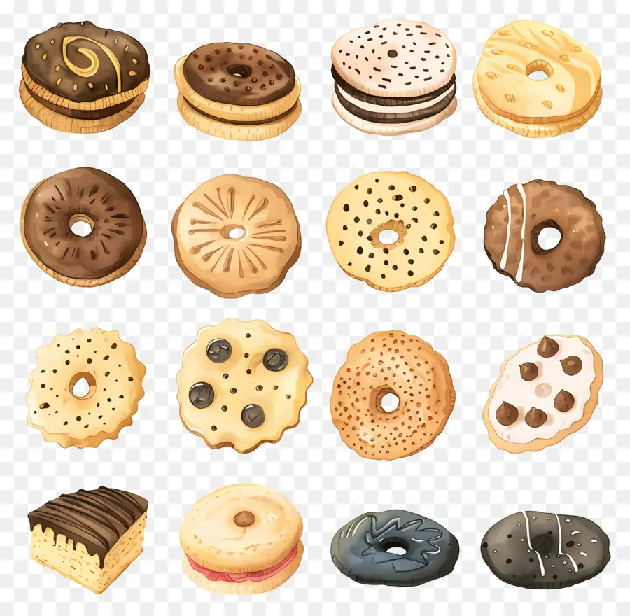 Las Cookies，Pasteles PNG