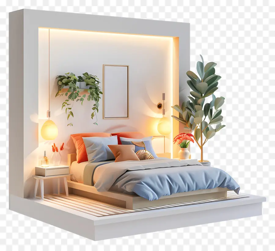 3d Dormitorio，Dormitorio PNG