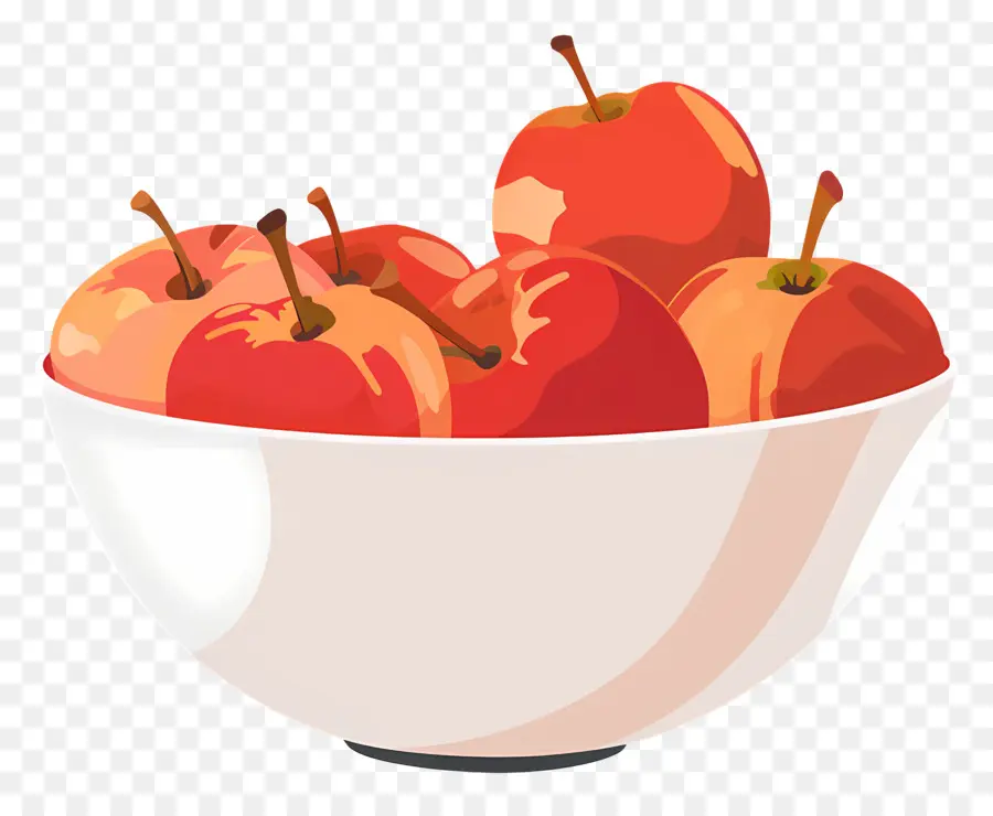 Cuenco De Manzanas，Las Manzanas Rojas PNG