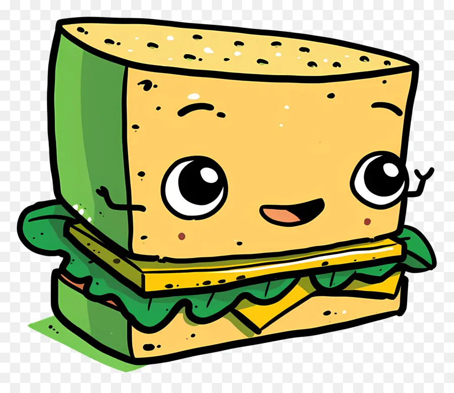 Sándwich De Dibujos Animados，Personaje De Dibujos Animados PNG