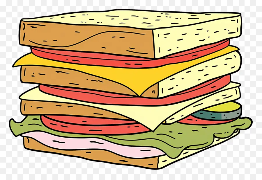 Sandwich，Rellenos PNG