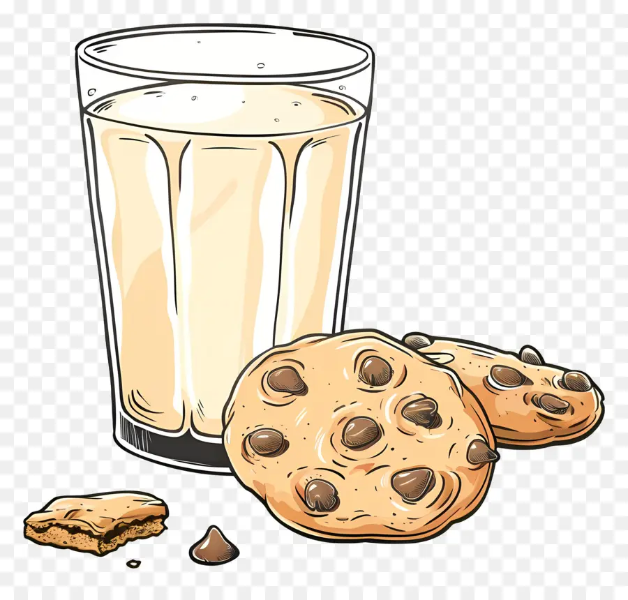 Galletas Y Leche，La Leche PNG