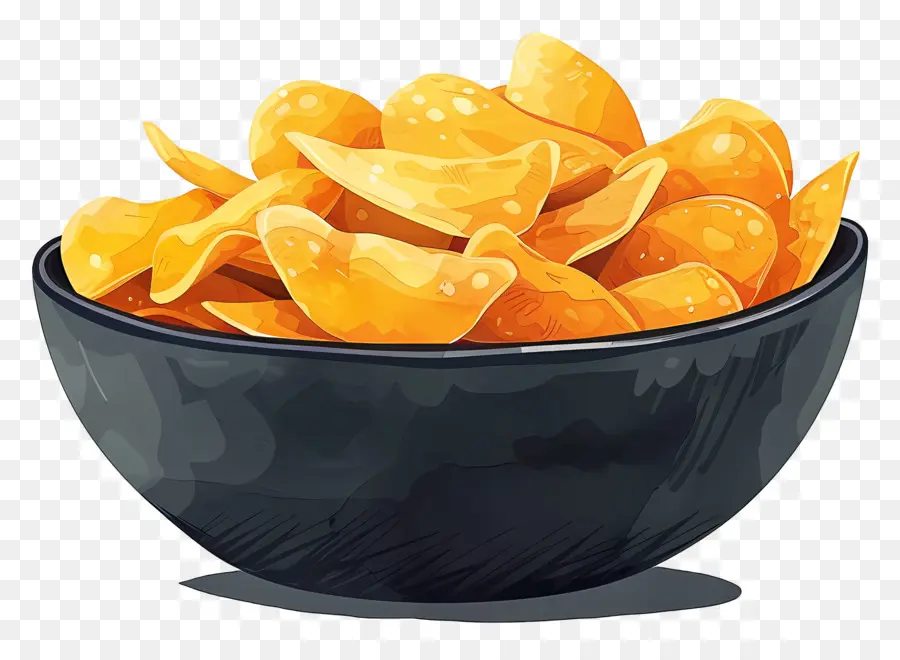 Taza De Patatas，Potato Chips PNG