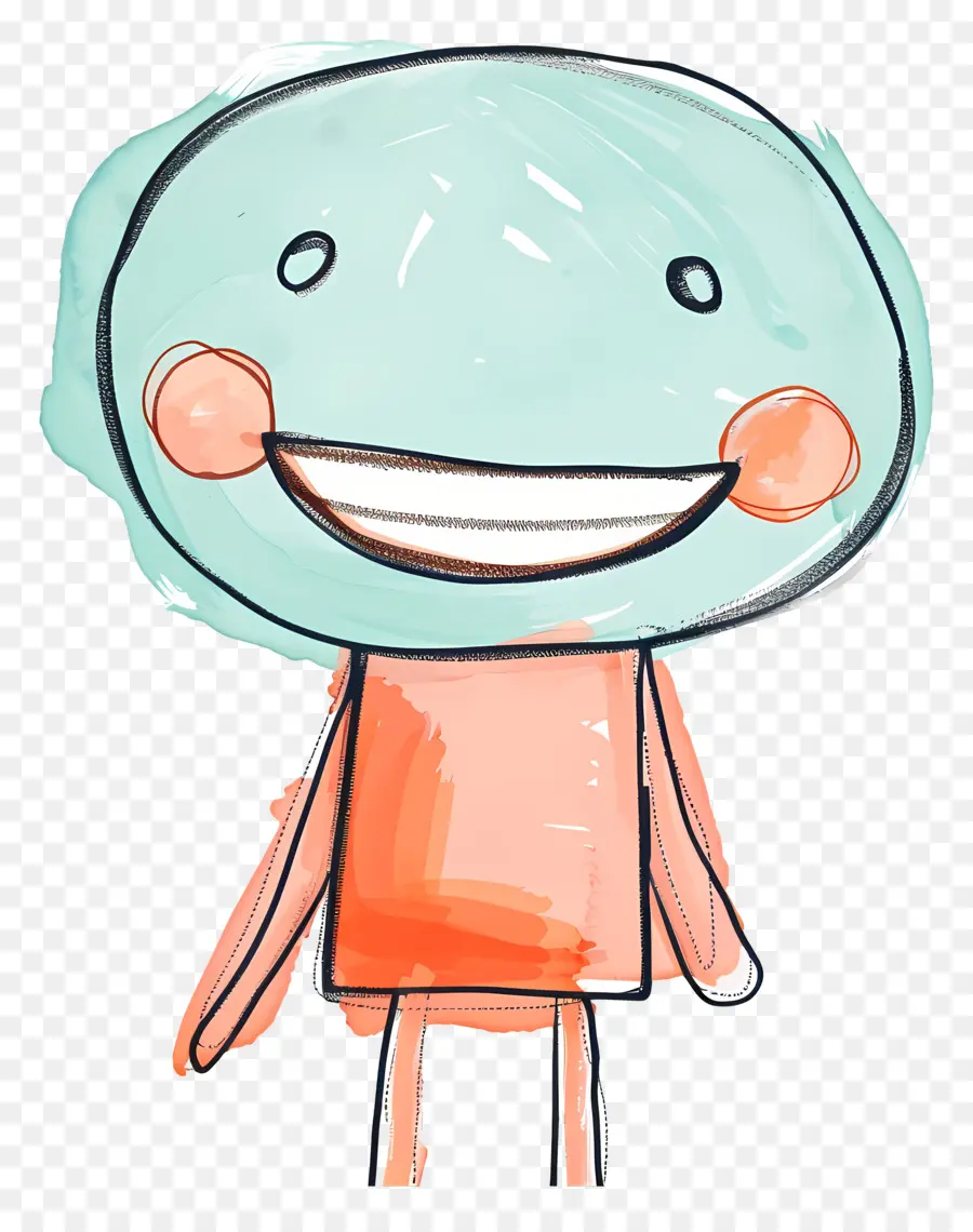 Riendo，Robot De Dibujos Animados PNG