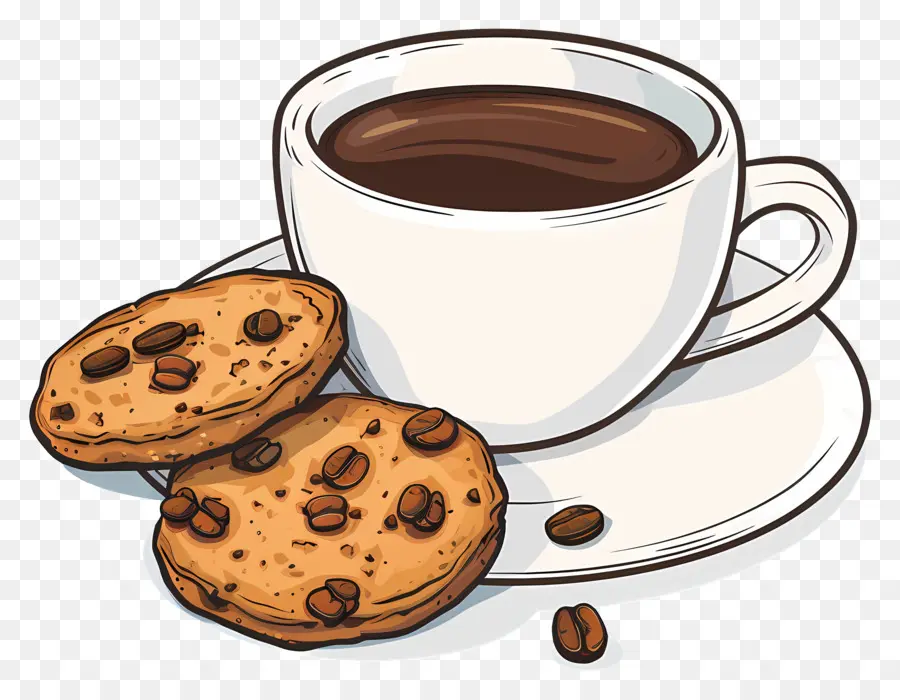 Café Y Galletas，Café PNG