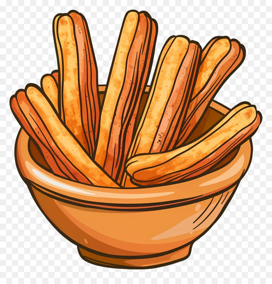 Churros，Las Papas Fritas PNG