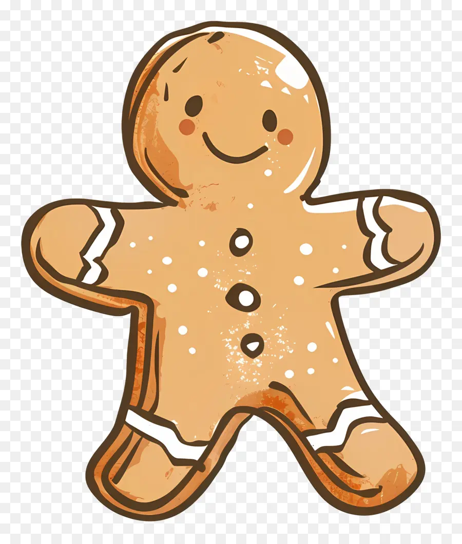 Hombre De Pan De Jengibre，Cookie PNG