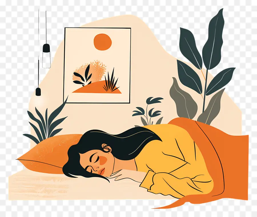 Mujer Durmiendo，El Sueño PNG