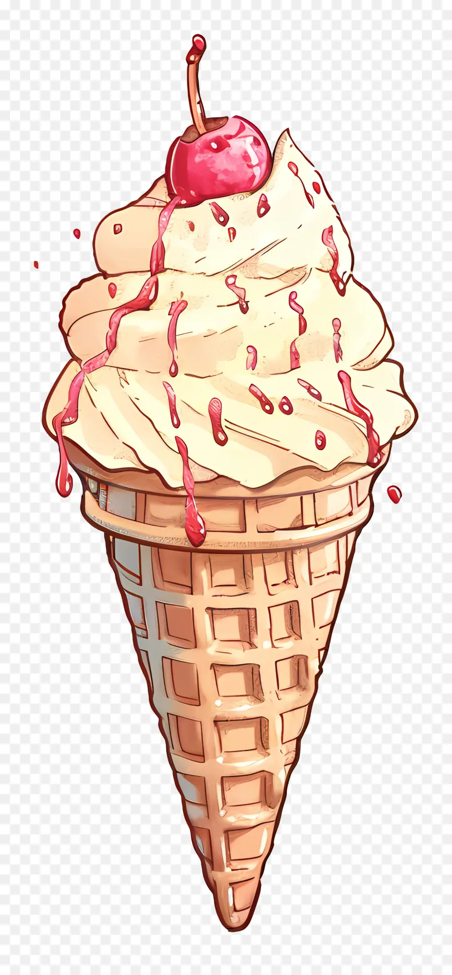 Helado，Cono De Helado PNG