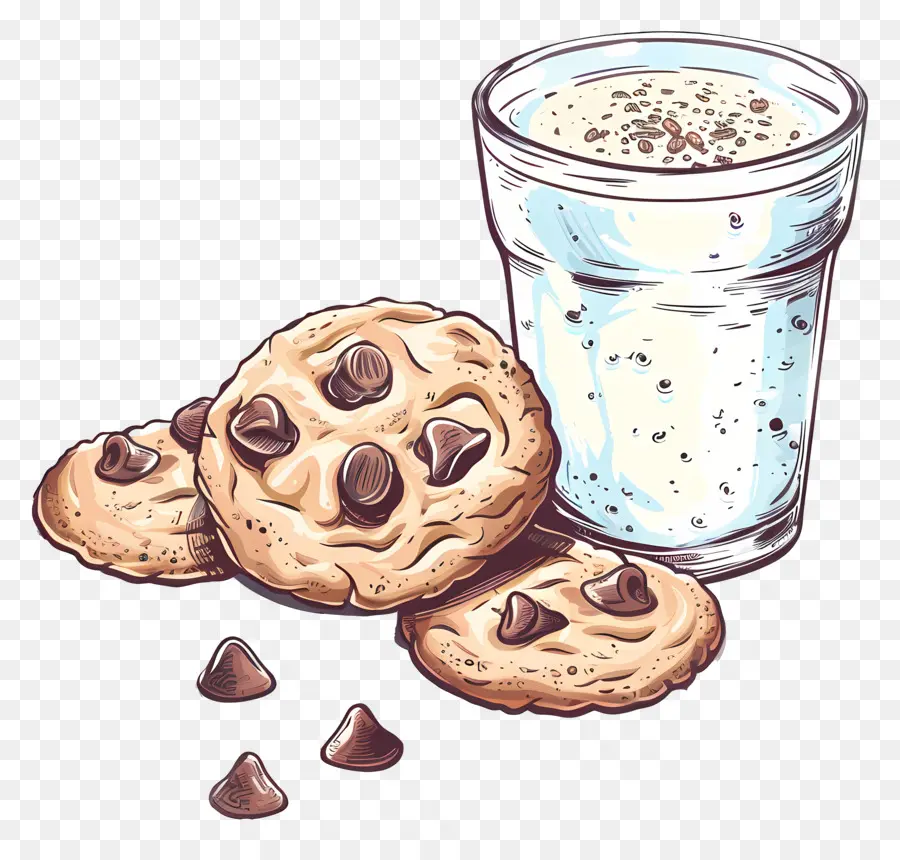 Galletas Y Leche，La Leche PNG