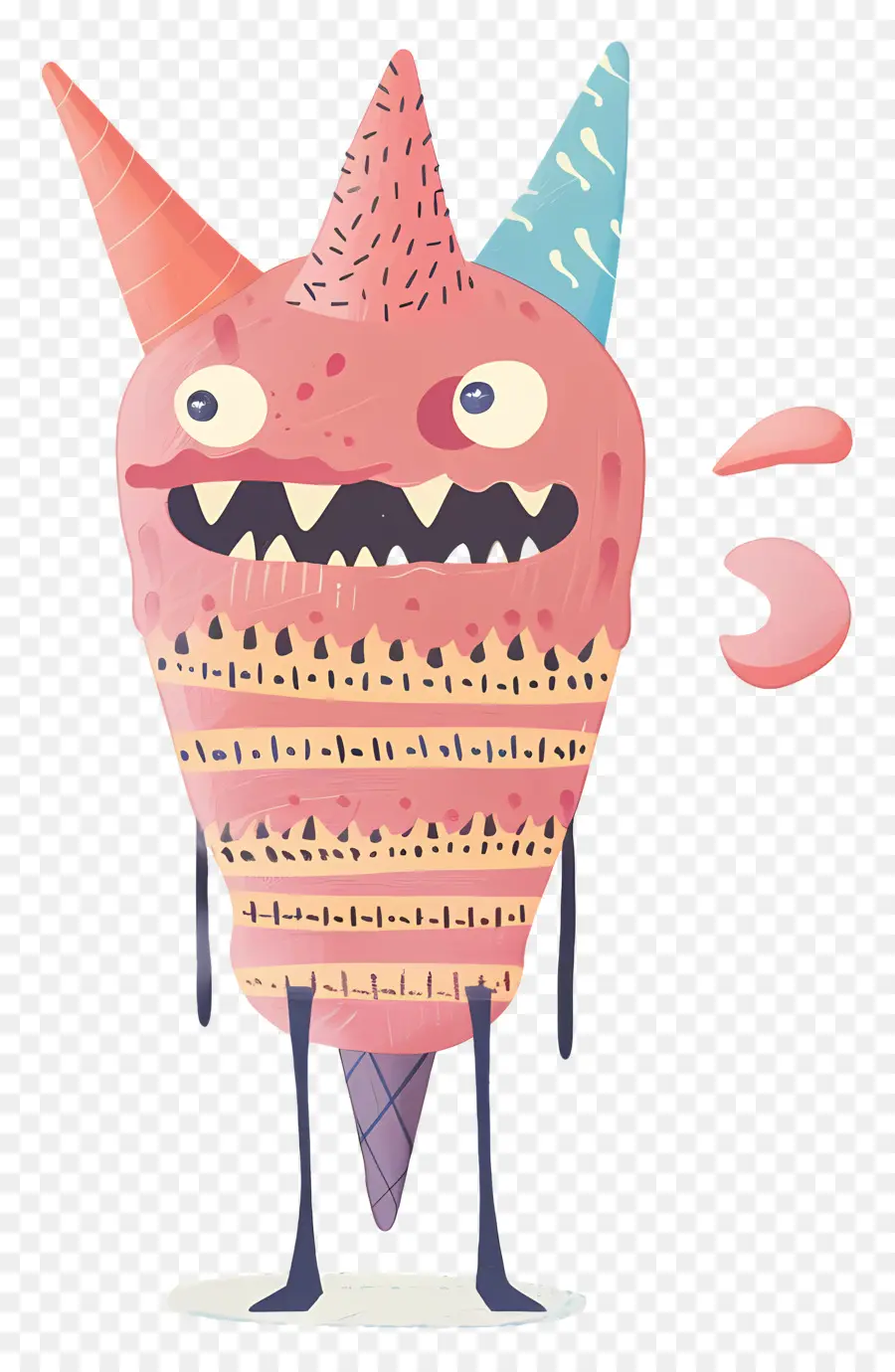 Monstruo De Helado，La Historieta PNG