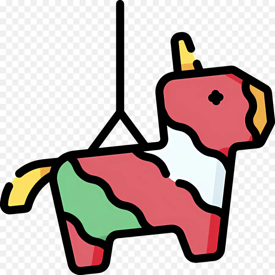 Piñata，Unicornio Pastel PNG