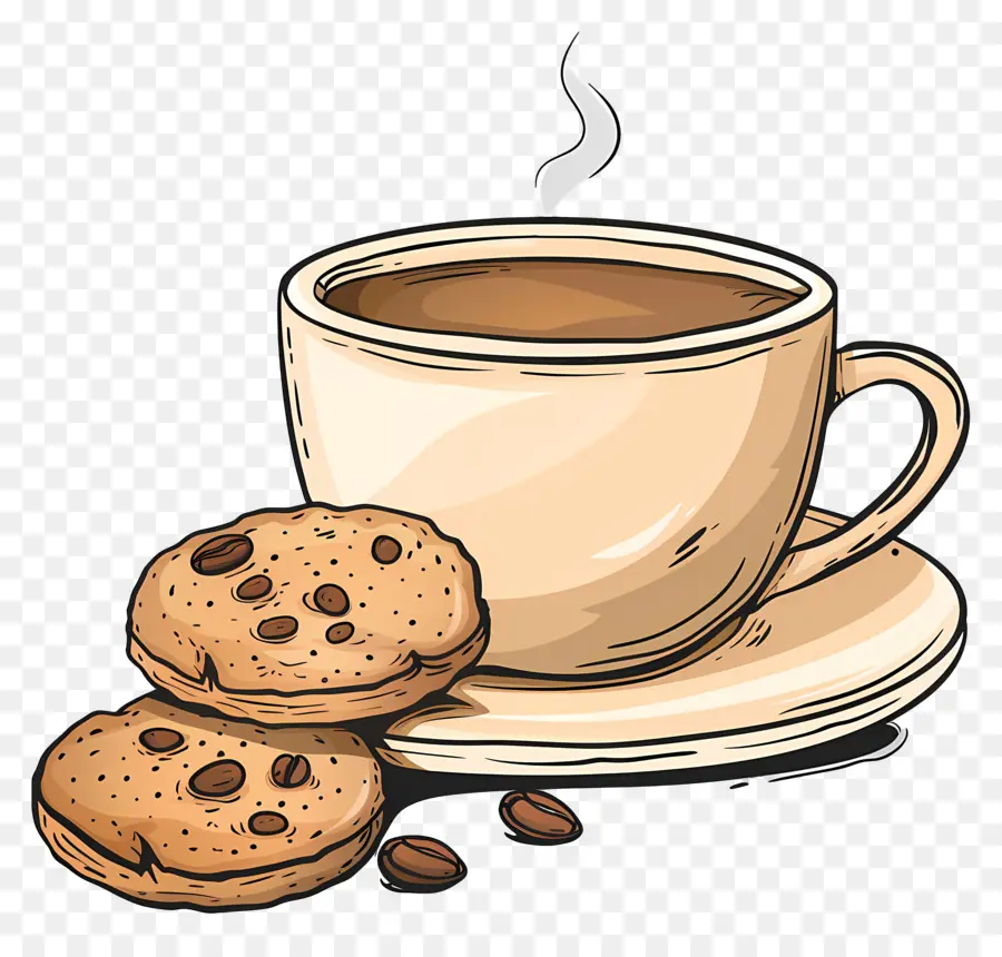 Café Y Galletas，Café PNG