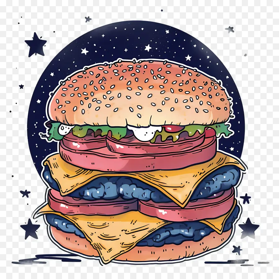 Hamburgo，Hamburguesa Gigante PNG