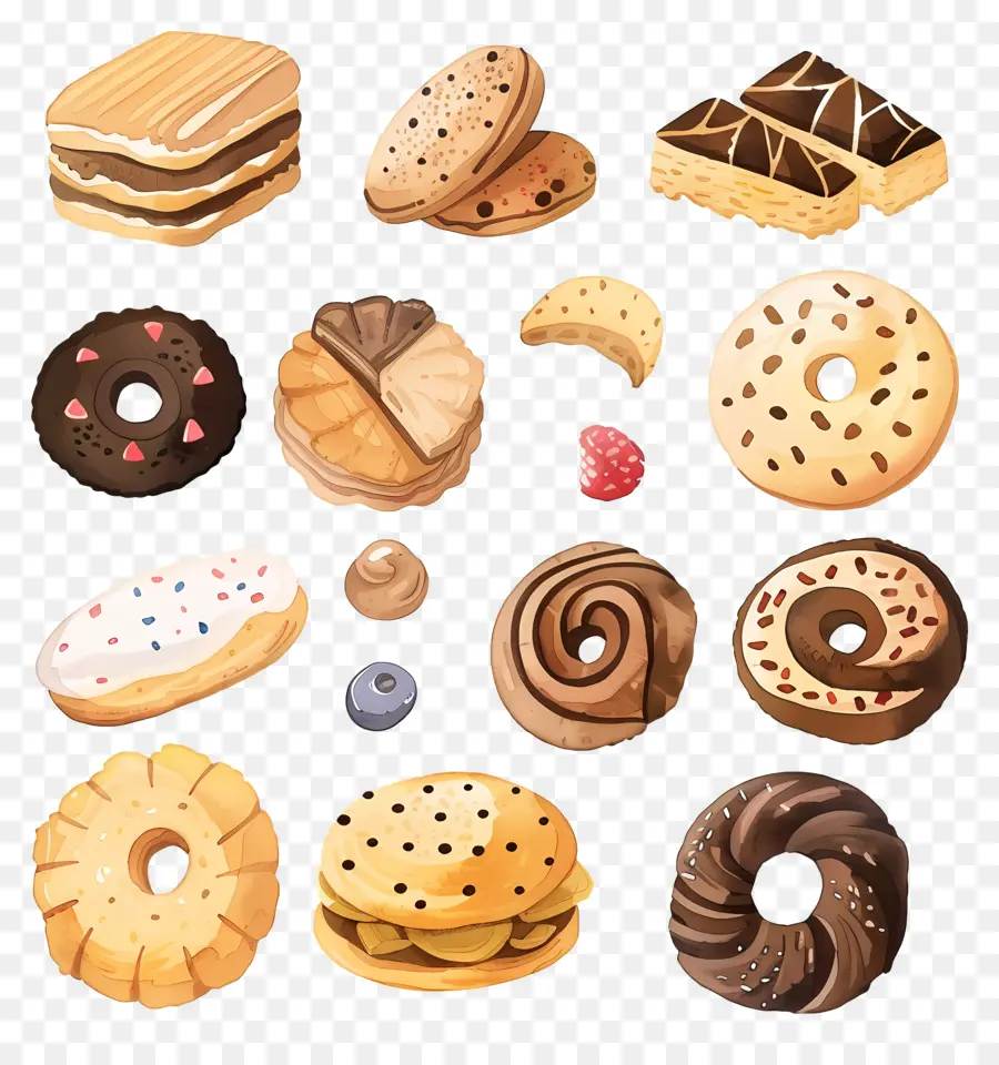 Las Cookies，Chocolate PNG