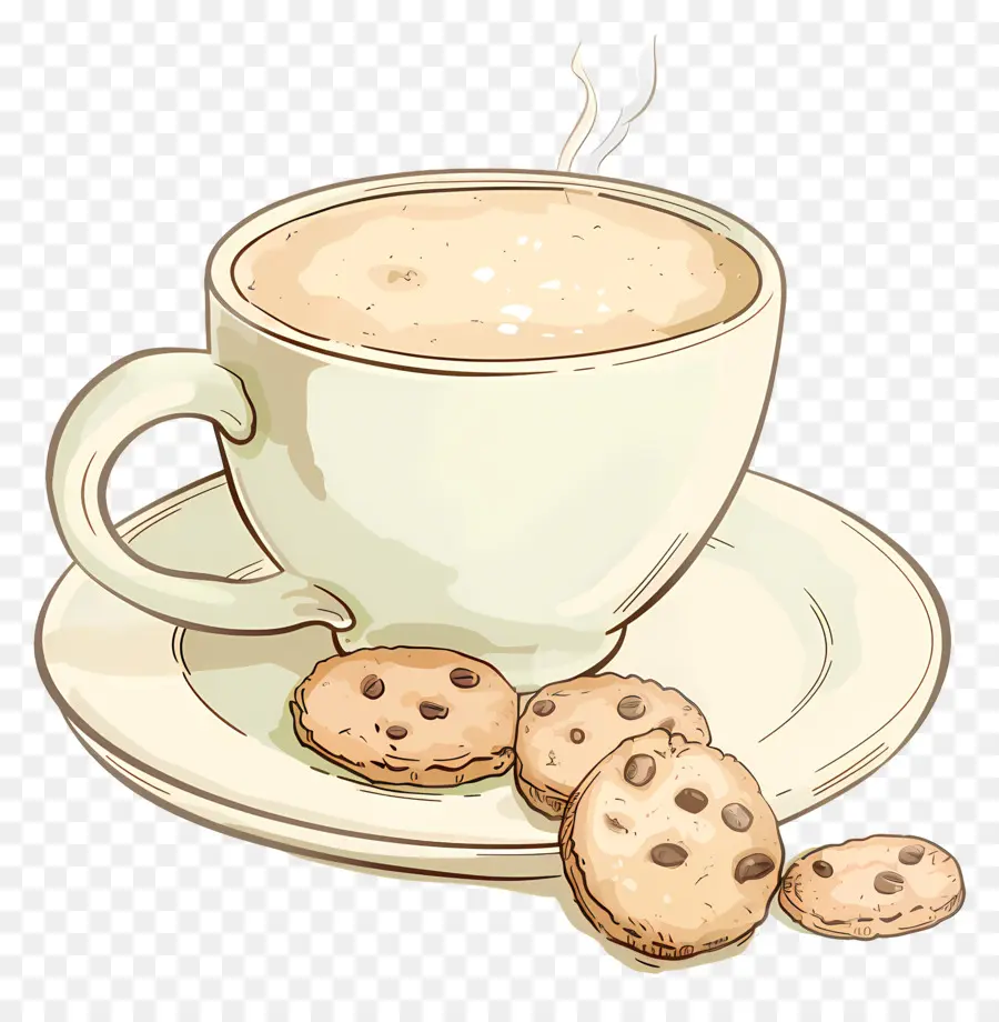 Café Y Galletas，Café PNG