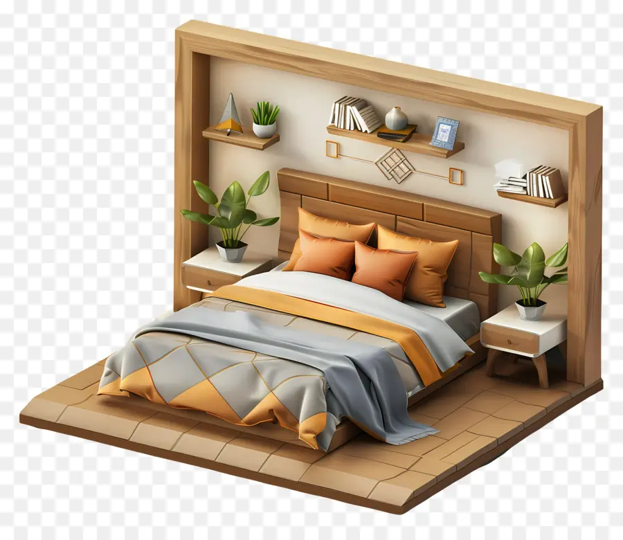 3d Dormitorio，Decoración Del Dormitorio PNG