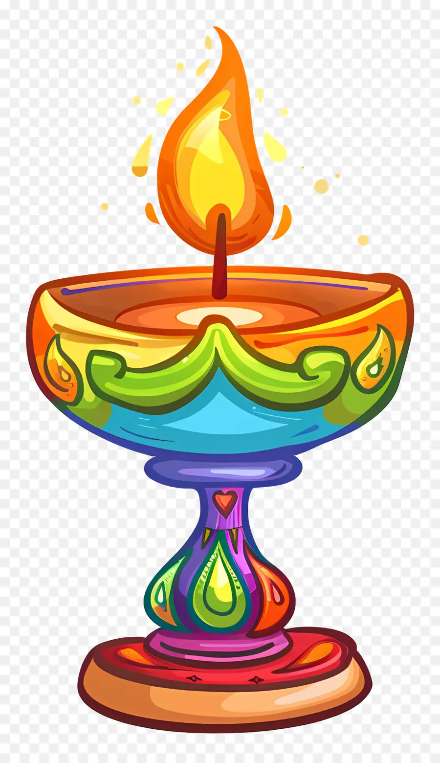 Diya De La Lámpara，Candelero Decorativo PNG