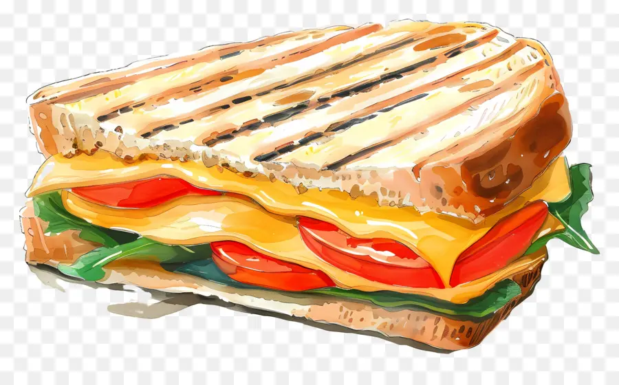 Panini De Queso，Sandwich PNG