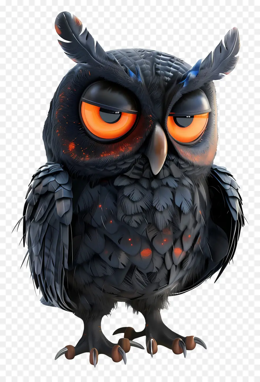 Búho De Halloween，Black Owl PNG