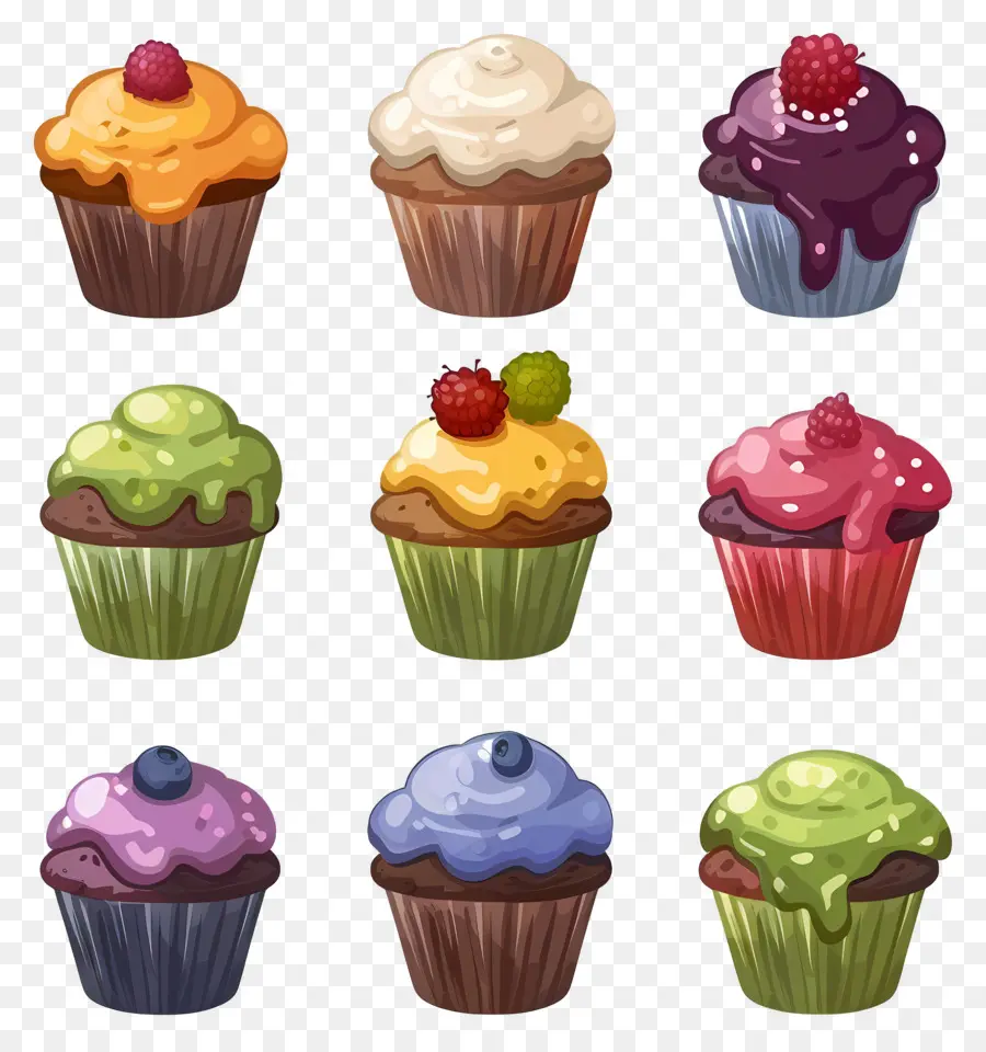 Panecillos，Cupcakes PNG