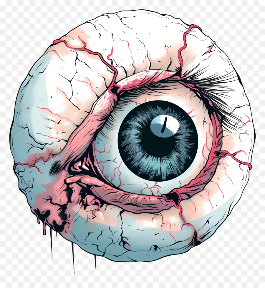 Globo Ocular De Halloween，Ojo PNG