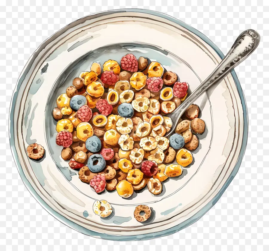 Placa De Cereal，Cereales PNG