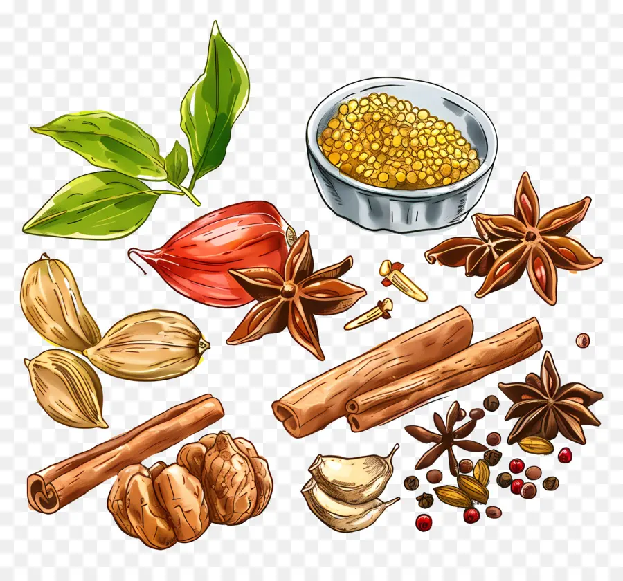 Especias De La India，La Cocina PNG