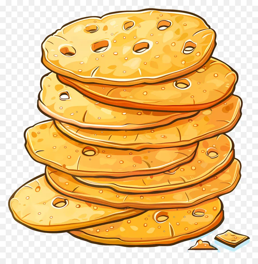 Las Galletas De Arroz，Galletas Fritas PNG