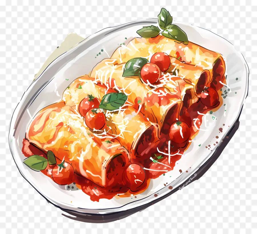 Canelones，Lasagna PNG