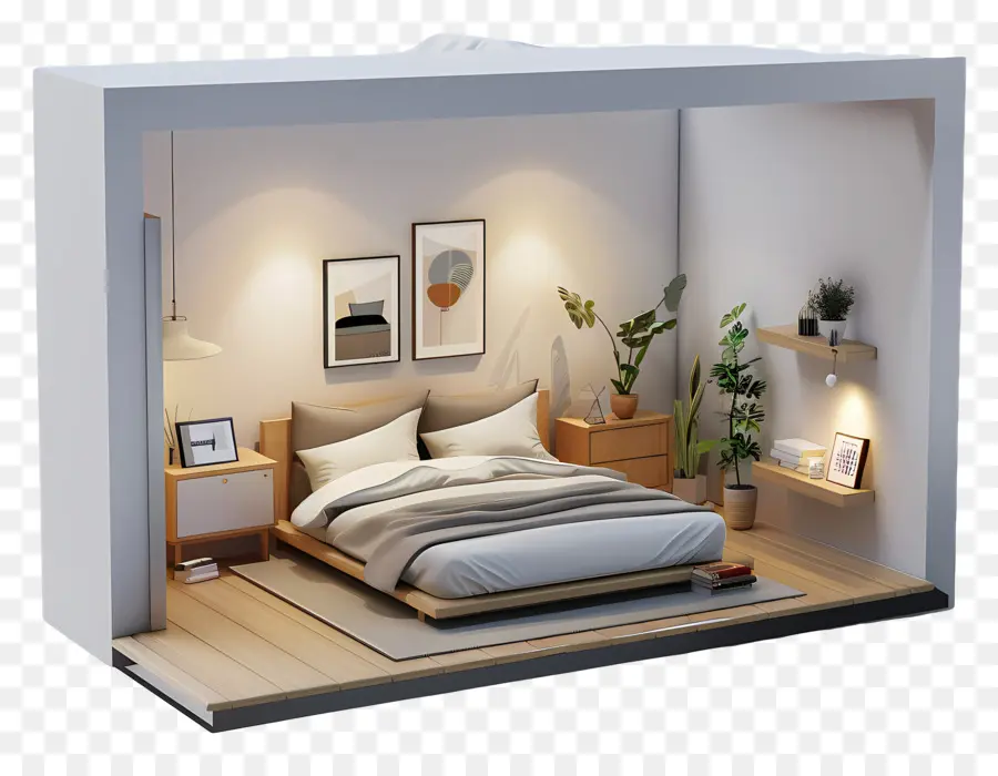 3d Dormitorio，Dormitorio PNG