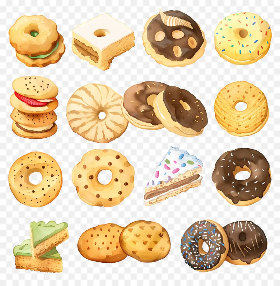 Las Cookies，Pasteles PNG