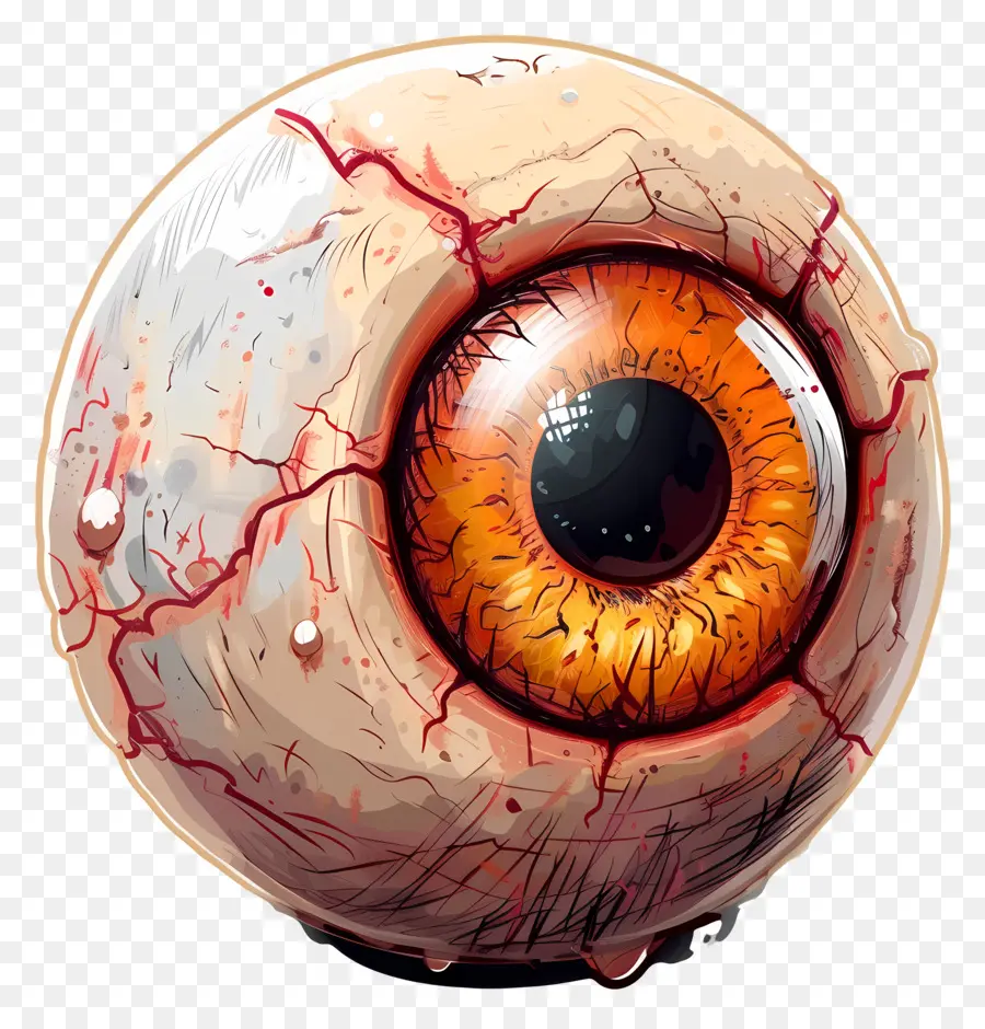 Globo Ocular De Halloween，Gore PNG