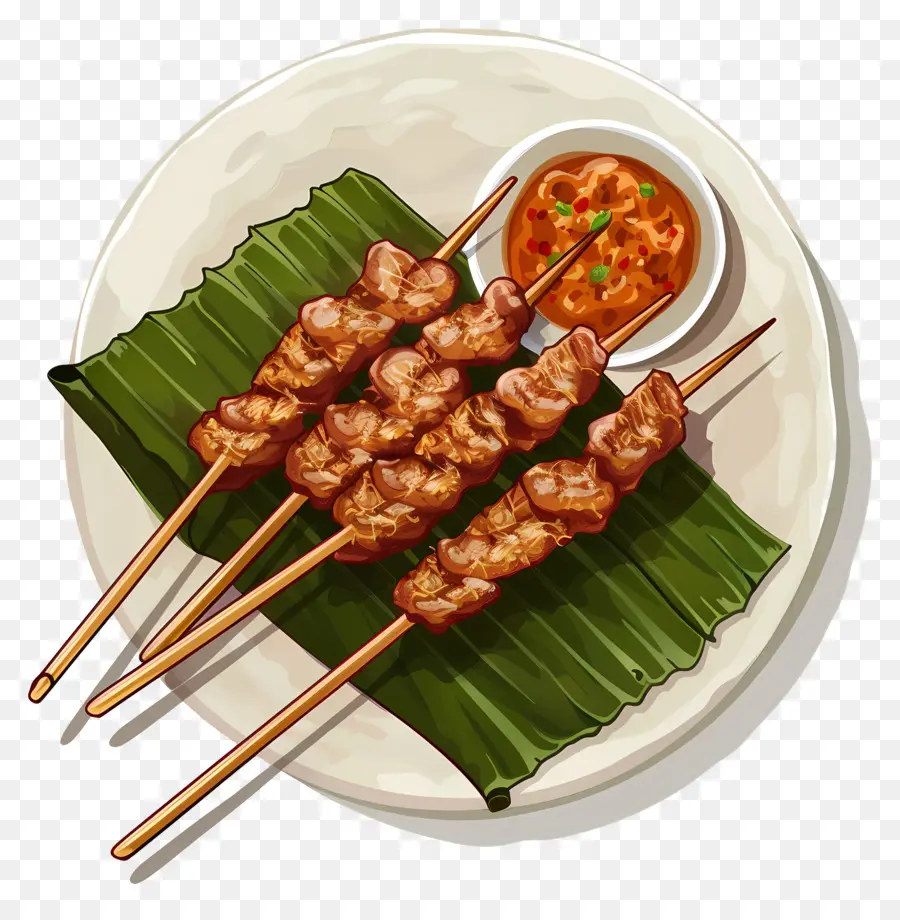 Satay，Pollo Satay PNG