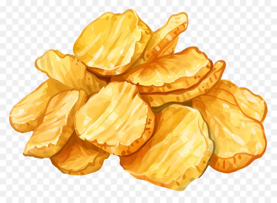 Arrugas De Papa，Potato Chips PNG