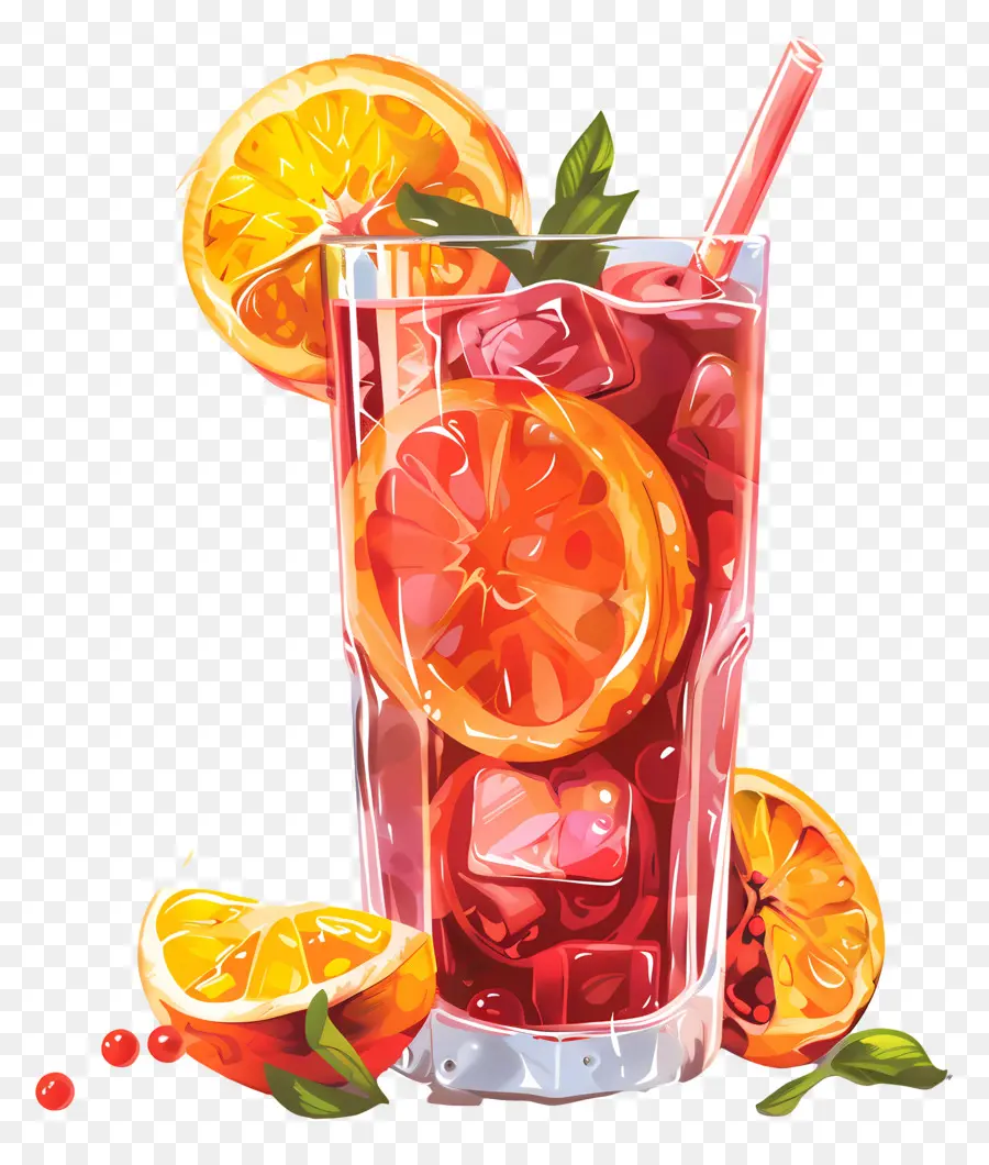 Ponche De Frutas，Jugo De Naranja PNG