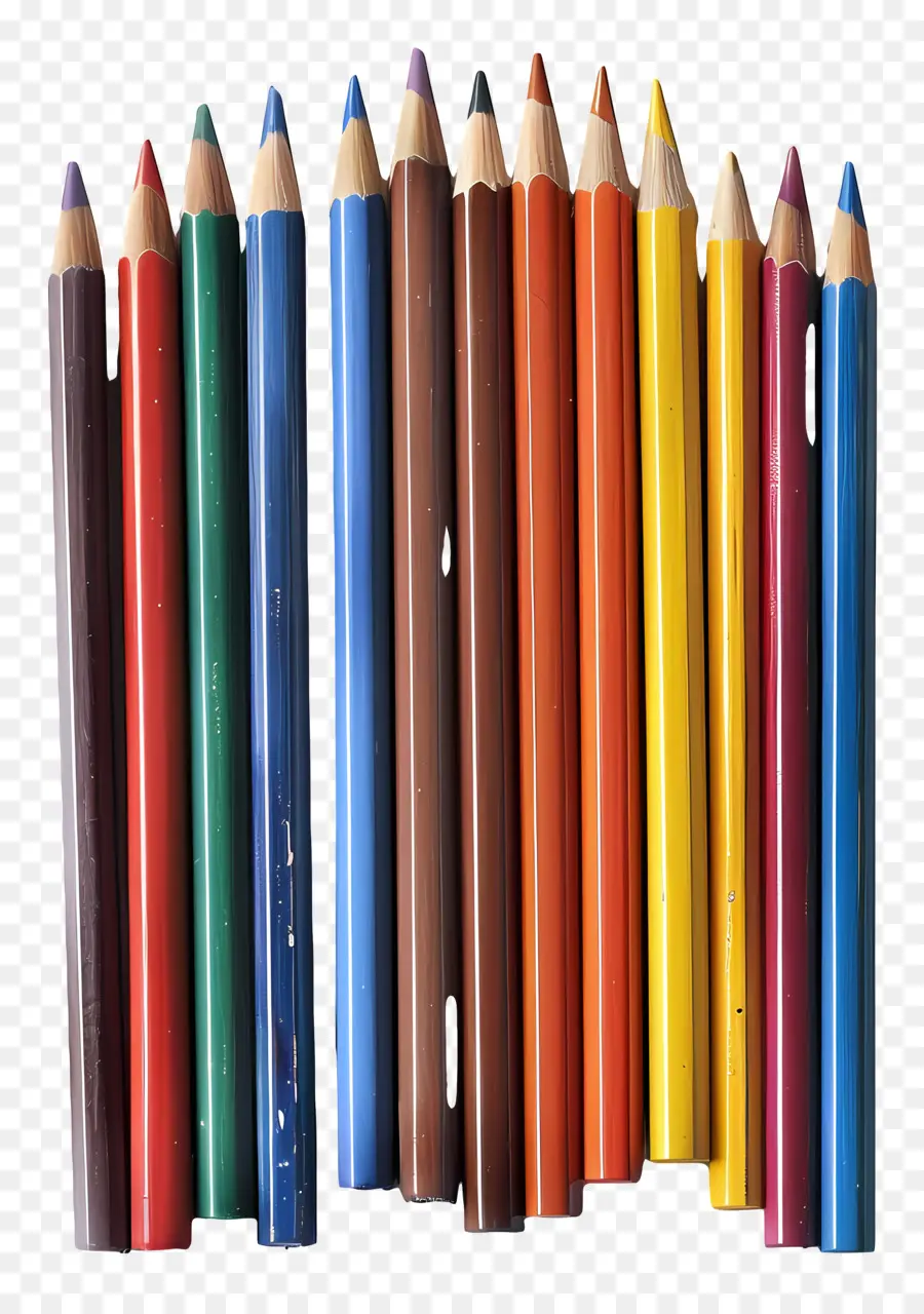 Lápices De Colores，Lápices Coloridos PNG