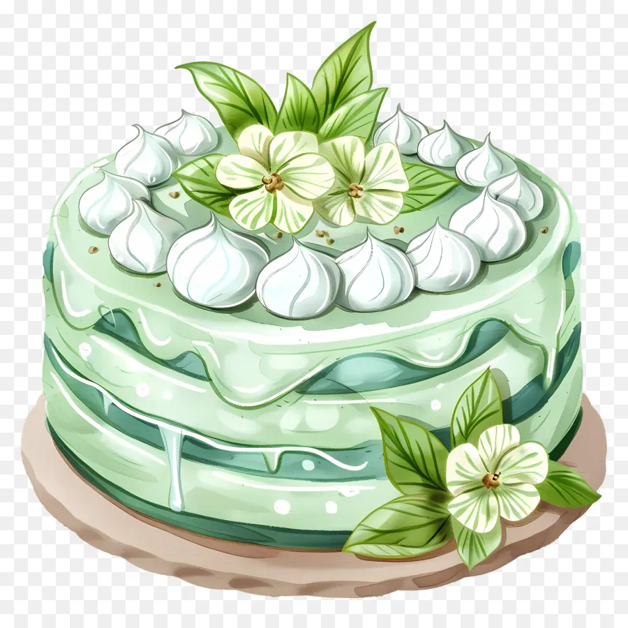 Pastel Fresco De Menta，Verde Pastel PNG