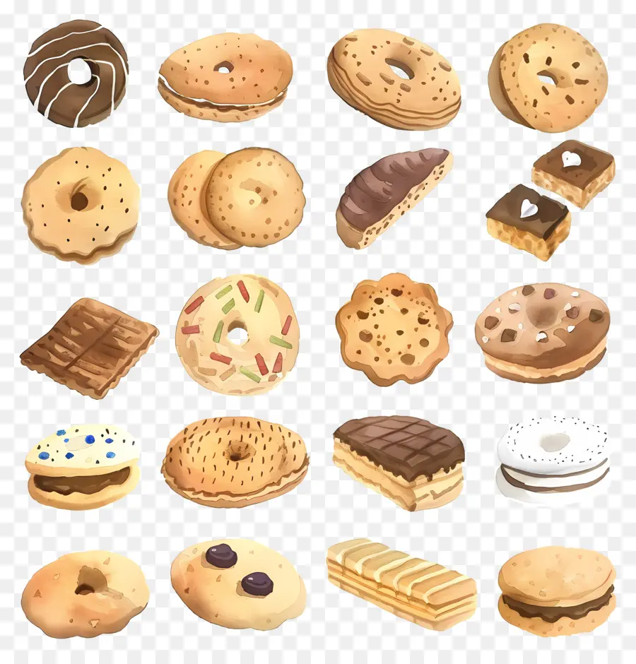 Las Cookies，Los Productos Horneados PNG