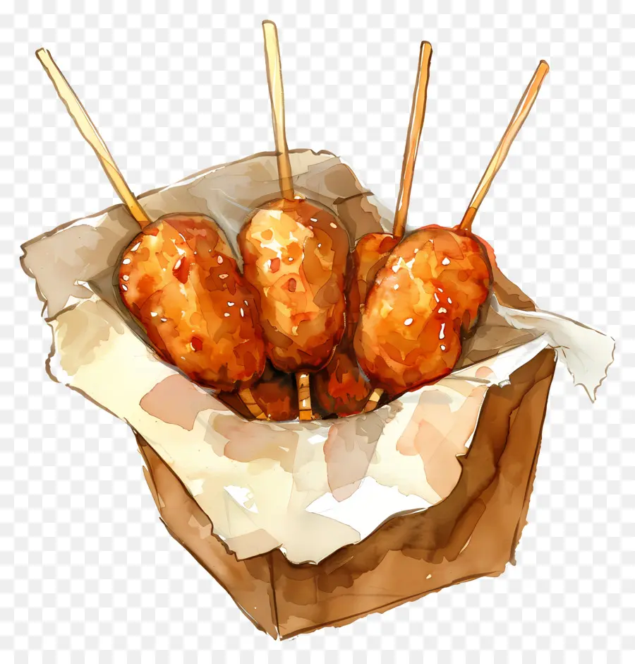 Pops Fritos，Brochetas De Carne PNG